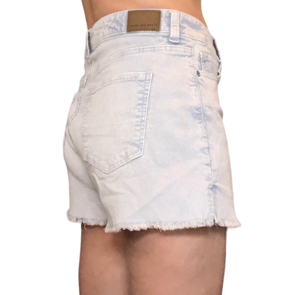 American Eagle 🦅 size 6 High Rise Corduroy Frayed shorts - Picture 2 of 16